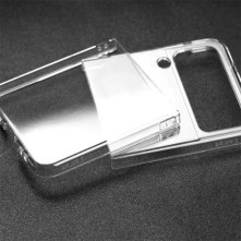 Műanyag hátlap tok Samsung Galaxy Z Flip4 készülékhez - ÁTTETSZŐ