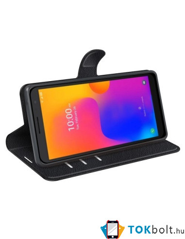 Oldalra nyíló tok Alcatel 1B (2022) telefonhoz - FEKETE