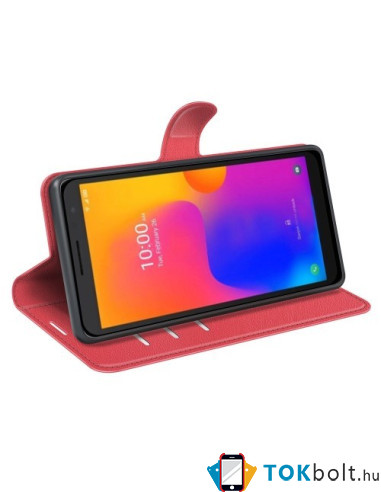 Oldalra nyíló tok Alcatel 1B (2022) telefonhoz - PIROS