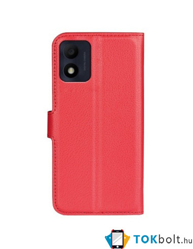 Oldalra nyíló tok Alcatel 1B (2022) telefonhoz - PIROS