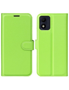 Oldalra nyíló tok Alcatel 1B (2022) telefonhoz - ZÖLD