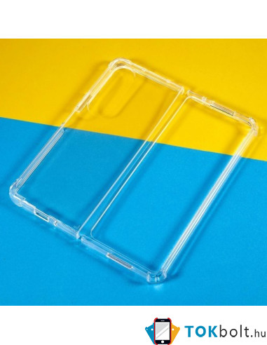 Rugalmas TPU tok Samsung Galaxy Z Fold4 készülékhez - ÁTTETSZŐ