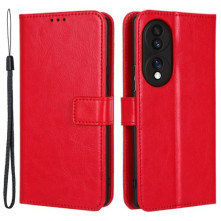 Oldalra nyíló tok Honor 70 telefonhoz - PIROS