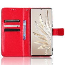 Oldalra nyíló tok Honor 70 telefonhoz - PIROS