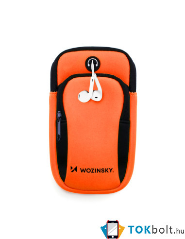 WOZINSKY karra csatolható tok futáshoz, sportoláshoz - 18*11 cm - WABOR1 - NARANCS