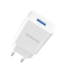 DUDAO töltő EU USB 5V / 2.4A QC3.0 Quick Charge 3.0 (A3EU) - FEHÉR
