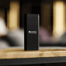 CANYON CNE-CPB05 5000mAh LiPo powerbank - FEKETE