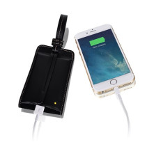 LUXA2 PL1 5V 2800mAh Li-Pol powerbank műbőr - FEKETE