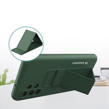 Wozinsky kitámasztható rugalmas TPU tok Samsung Galaxy A23 5G készülékhez - FEKETE