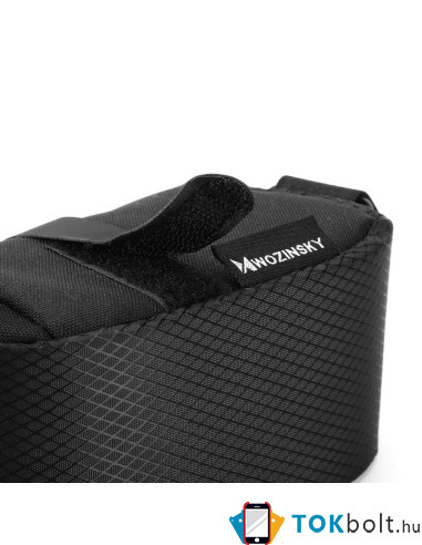 WOZINSKY kerékpáros nyeregtáska 0.6L- (WBB8BK) - FEKETE
