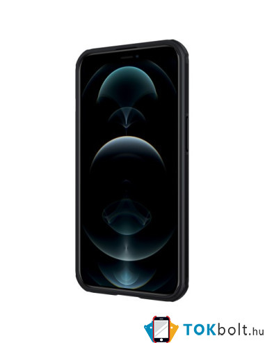 NILLKIN masszív tok kameravédővel Apple iPhone 13 Pro készülékhez - FEKETE