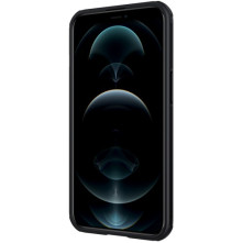 NILLKIN masszív tok kameravédővel Apple iPhone 13 Pro készülékhez - FEKETE