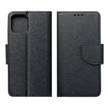 FANCY BOOK oldalra nyíló tok Samsung Galaxy A33 5G telefonhoz - FEKETE