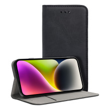 MAGNET BOOK tok Samsung Galaxy S22 Ultra 5G telefonhoz - FEKETE