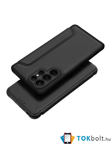 RAZOR BOOK oldalra nyíló telefontok Samsung Galaxy A04s telefonhoz - FEKETE