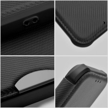 RAZOR BOOK oldalra nyíló telefontok Samsung Galaxy A04s telefonhoz - FEKETE