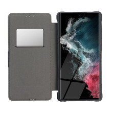 RAZOR BOOK oldalra nyíló telefontok Samsung Galaxy A04s telefonhoz - FEKETE