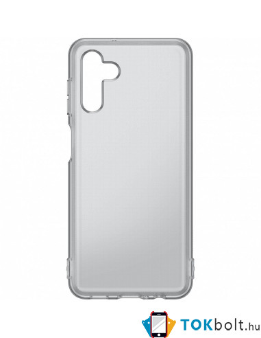 Samsung Galaxy A04s gyári Soft Clear Cover Tok EF-QA047TBEGWW - FEKETE