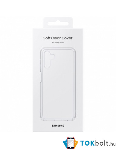 Samsung Galaxy A04s gyári Soft Clear Cover Tok EF-QA047TTEGWW- ÁTTETSZŐ