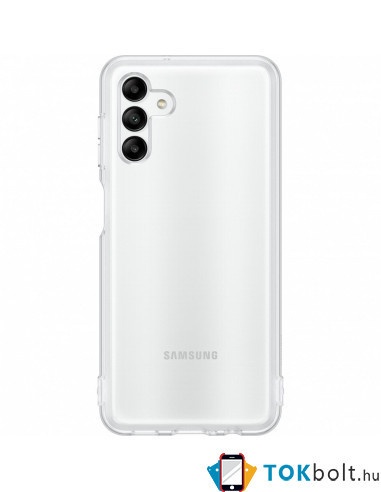 Samsung Galaxy A04s gyári Soft Clear Cover Tok EF-QA047TTEGWW- ÁTTETSZŐ