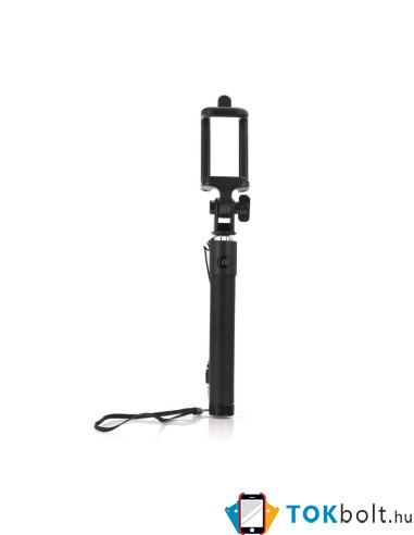 Teleszkópos szelfibot okostelefonokhoz - 97 cm - FEKETE