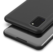 Flip telefontok átlátszó előlappal Samsung Galaxy A41 készülékhez - RÓZSAARANY