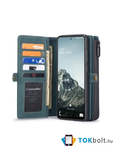 Oldalra nyíló tok Samsung Galaxy S20 FE 4G/5G/ S20 FE Q telefonhoz - KÉK