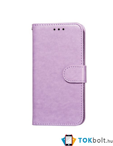 Oldalra nyíló tok Samsung Galaxy A04s telefonhoz - LILA