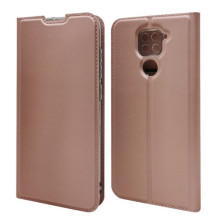 Oldalra nyíló tok Xiaomi Redmi Note 9 telefonhoz - RÓZSAARANY