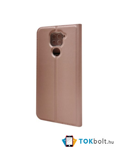 Oldalra nyíló tok Xiaomi Redmi Note 9 telefonhoz - RÓZSAARANY