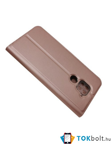 Oldalra nyíló tok Xiaomi Redmi Note 9 telefonhoz - RÓZSAARANY