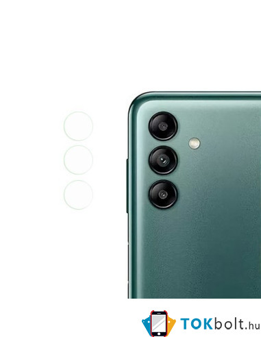 Telefon kamera védő üveg Samsung Galaxy A04s típusú készülékhez - 1 db