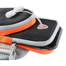 Karra csatolható tok futáshoz, sportoláshoz, 8,5*17,5 cm, fekete