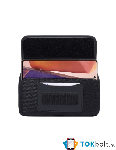 Univerzális 6.9-7.2 inches övre fûzhetõ mobiltelefon tartó fém csipesszel - FEKETE
