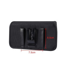 Univerzális 6.9-7.2 inches övre fûzhetõ mobiltelefon tartó fém csipesszel - FEKETE