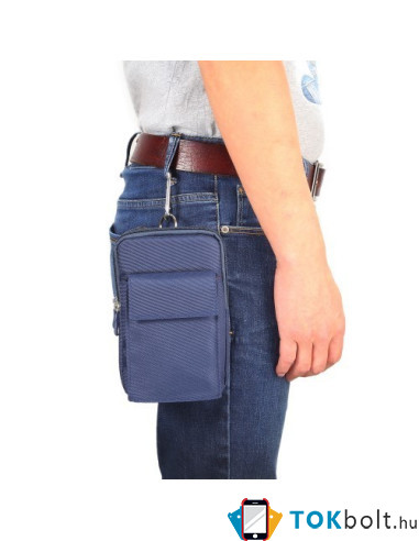 Övtok 3 rekeszes, karpántos, max 6.4 inches készülékekhez - KÉK