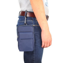 Övtok 3 rekeszes, karpántos, max 6.4 inches készülékekhez - KÉK