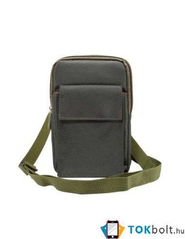 Övtok 3 rekeszes, karpántos, max 6.4 inches készülékekhez - ZÖLD
