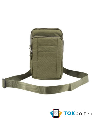 Övtok 3 rekeszes, karpántos max 7.0 inches készülékekhez - ZÖLD