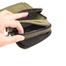 Övtok 3 rekeszes, karpántos max 7.0 inches készülékekhez - ZÖLD