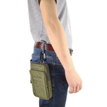 Övtok 3 rekeszes, karpántos max 7.0 inches készülékekhez - ZÖLD
