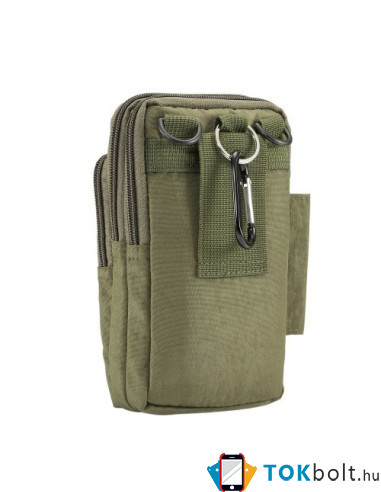 Övtok 3 rekeszes, karpántos max 7.0 inches készülékekhez - ZÖLD