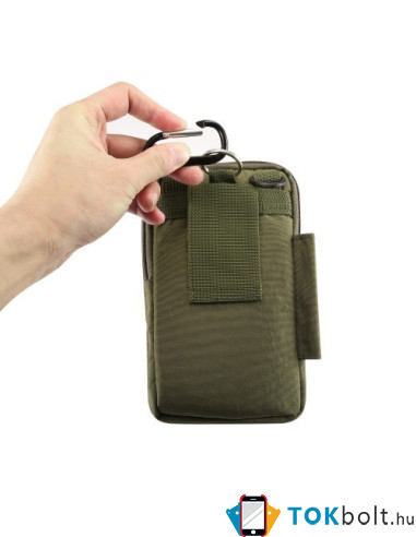 Övtok 3 rekeszes, karpántos max 7.0 inches készülékekhez - ZÖLD