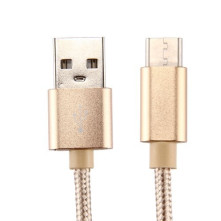 USB Type-C csatlakozású töltõkábel, adatkábel - 3 m-es - Arany
