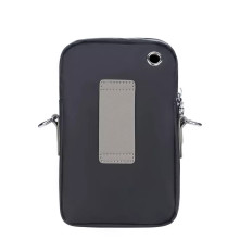 BAELLERRY övre fűzhető vállpántos telefontok övtáska karabinerrel - 20x12x6 cm - SV0458 - KÉK