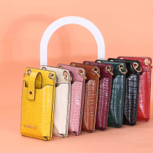Baellerry női telefontartó válltáska, pénztárca 18x10x4 cm - SV0603 - PIROS