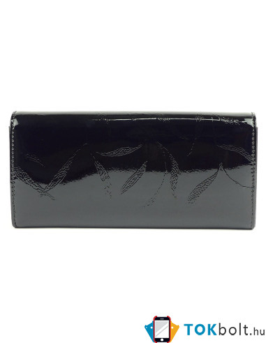 Pierre Cardin valódi bőr fekete pénztárca - 18 x 15 cm - 02LEAF100