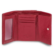Pierre Cardin valódi bőr fekete pénztárca - 12 x 8 cm - 05LINE117