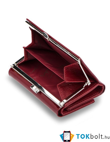 Pierre Cardin valódi bőr fekete pénztárca - 12 x 8 cm - 05LINE117