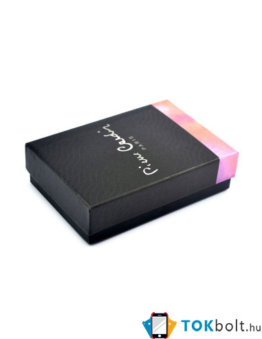 Pierre Cardin valódi bőr fekete pénztárca - 12 x 8 cm - 05LINE117